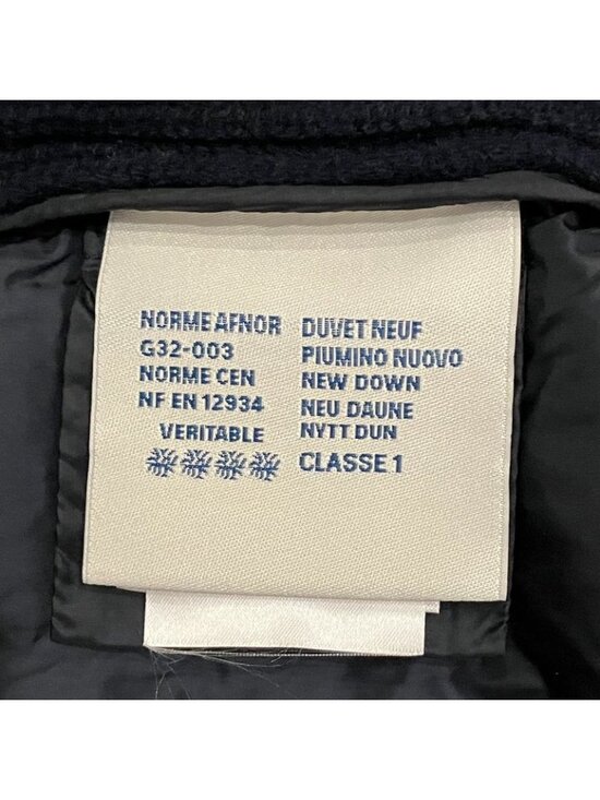 Moncler Knit Combination Down Jacket XS Navy